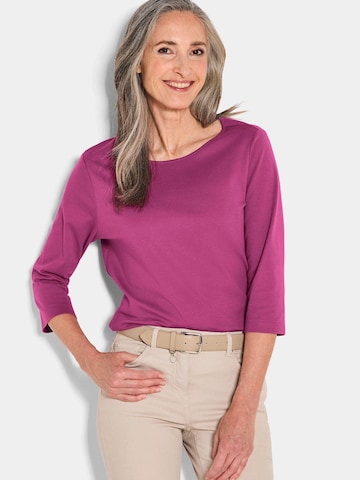 Goldner Shirt in Lila