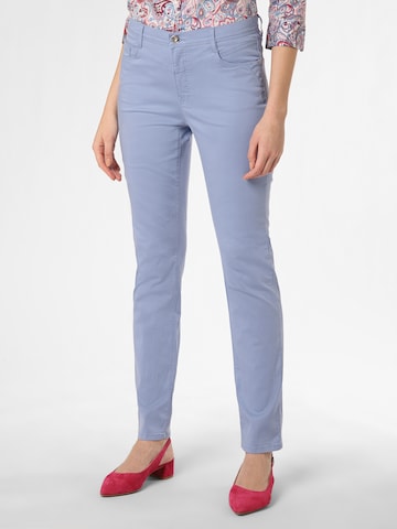 BRAX Slimfit Broek 'Mary' in Blauw: voorkant