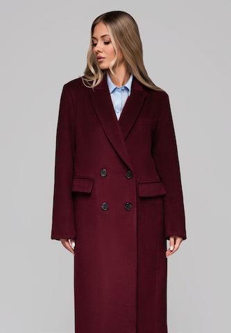 Ombre Between-seasons coat in Red