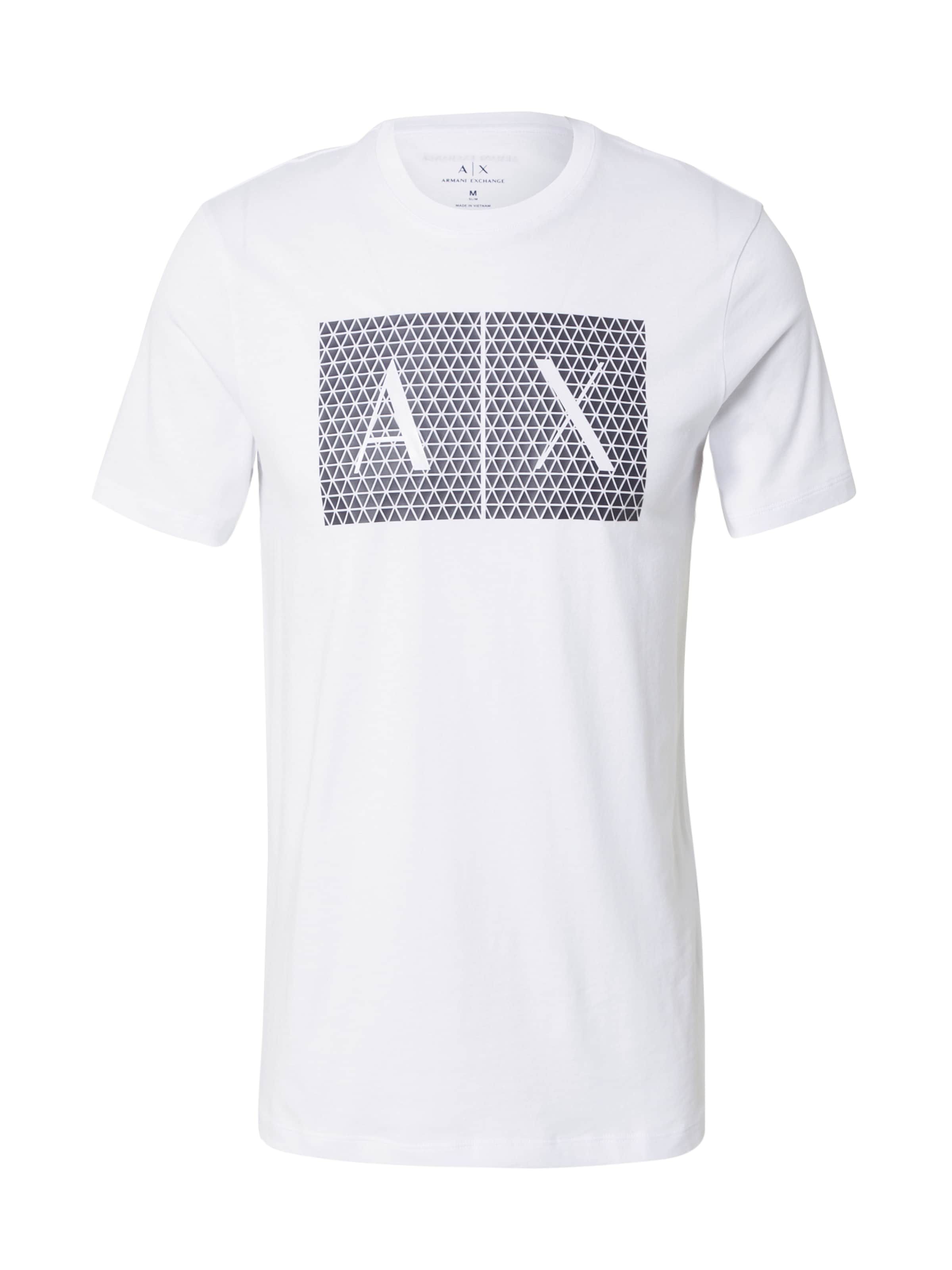ARMANI EXCHANGE Shirt in White: front
