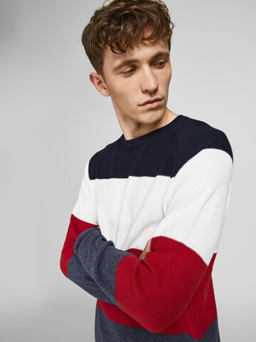 JACK & JONES - Pullover 'Gustav' em vermelho