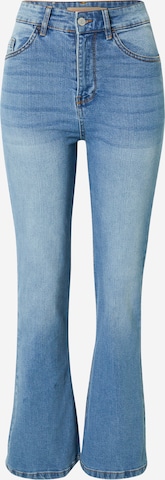 Denim Project Flared Jeans 'CARO' in Blauw: voorkant