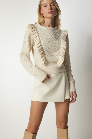 Happiness İstanbul Sveter - Béžová