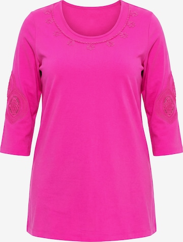 Ulla Popken Shirt in Pink: Vorderseite