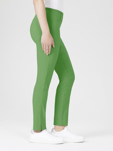 STEHMANN Slimfit Hose 'Loli' in Grün