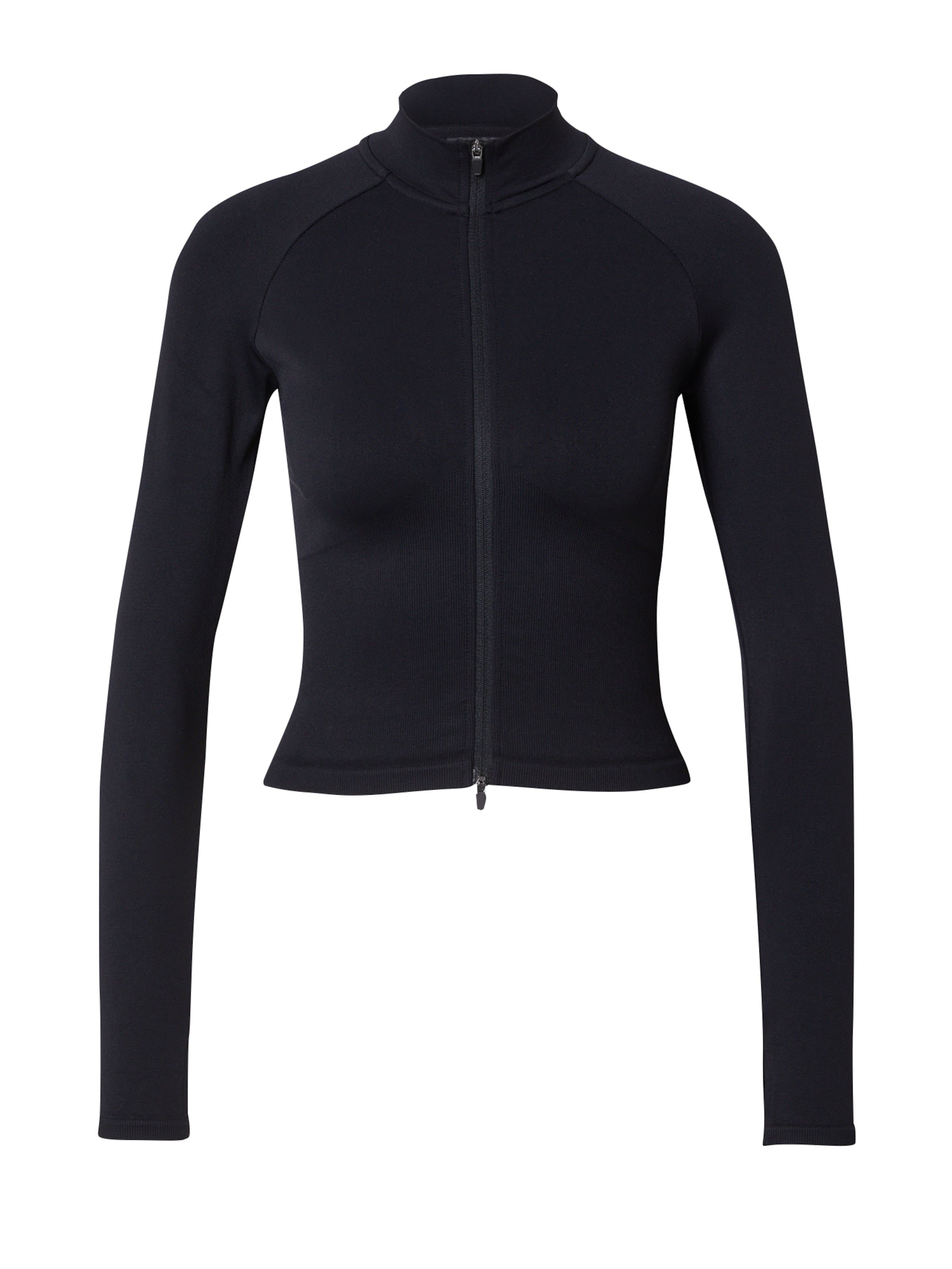 Aim'n - Casaco de treino em moletão em preto: frente