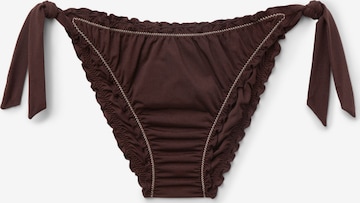 CALZEDONIA Bikini Bottoms 'Classic Doll' in Brown: front