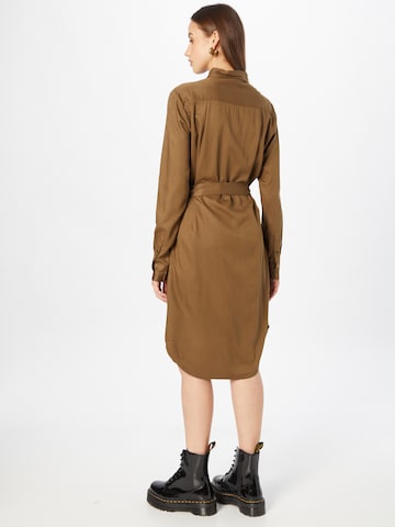 ThokkThokk Shirt Dress in Brown