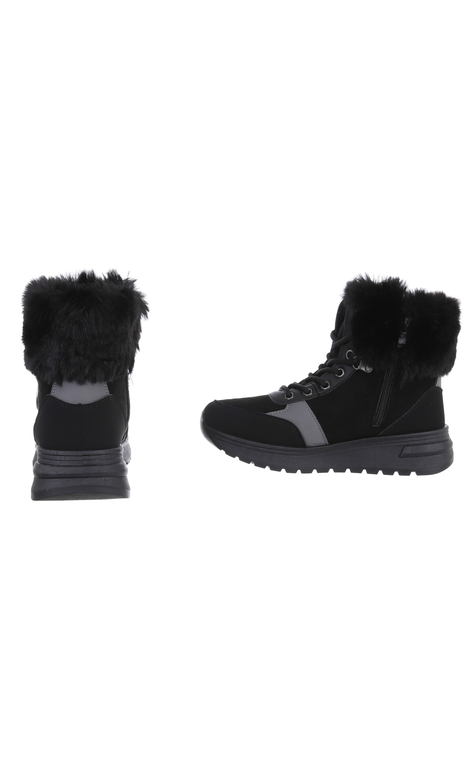 Ital-Design Stiefelette in Schwarz