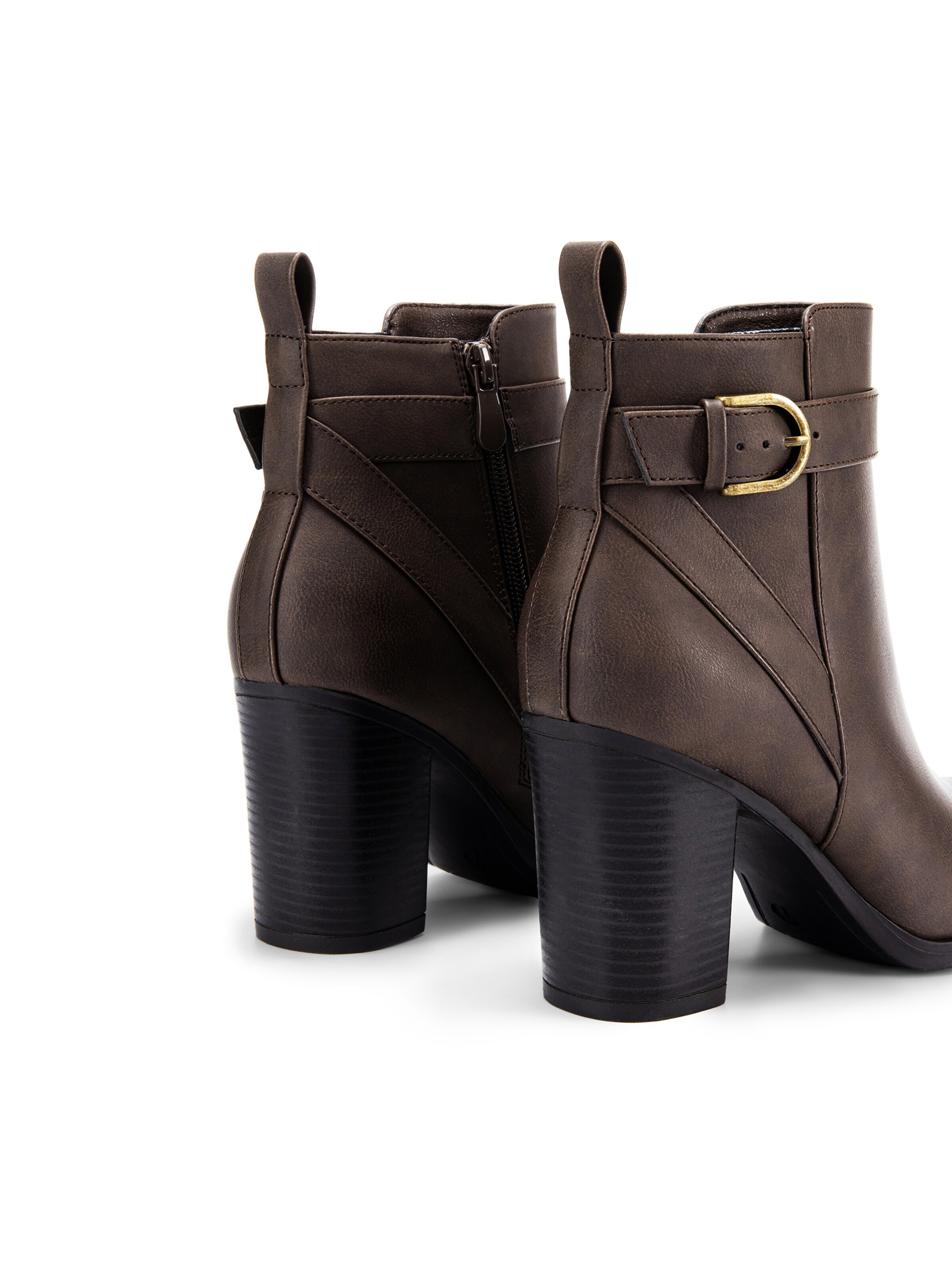 Dream Pairs Enkellaarsje in Bruin
