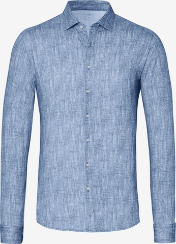 Coupe slim Chemise 'Kent' DESOTO en bleu : devant