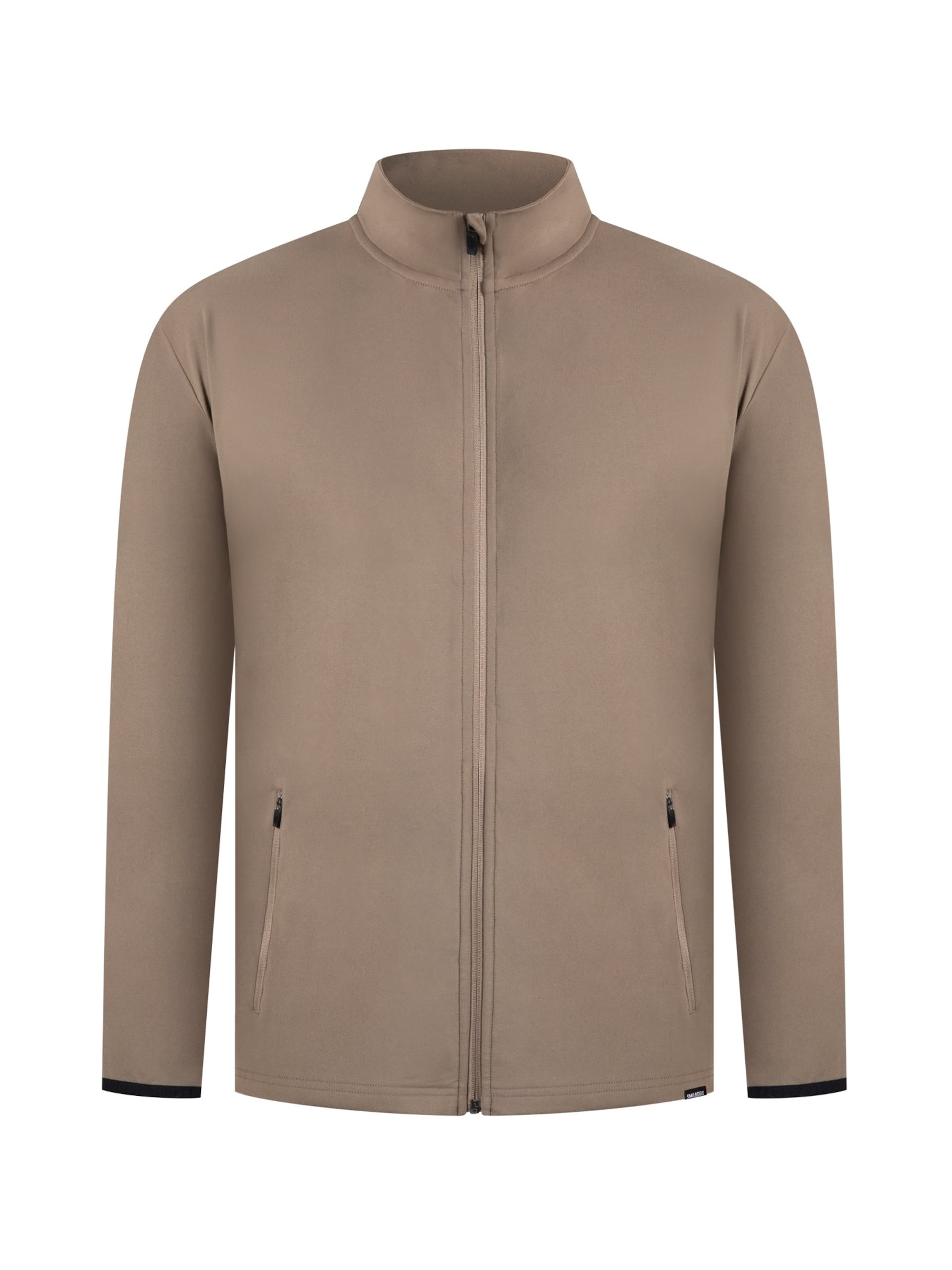 Smilodox Training jacket in Beige: front