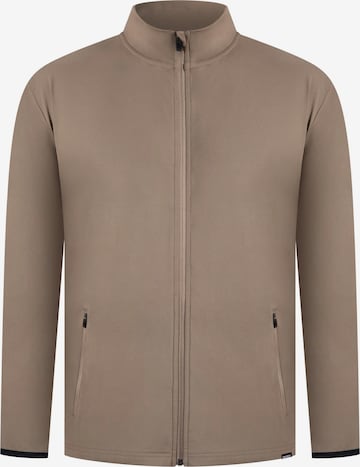 Smilodox Trainingsjacke Active in Beige: Vorderseite