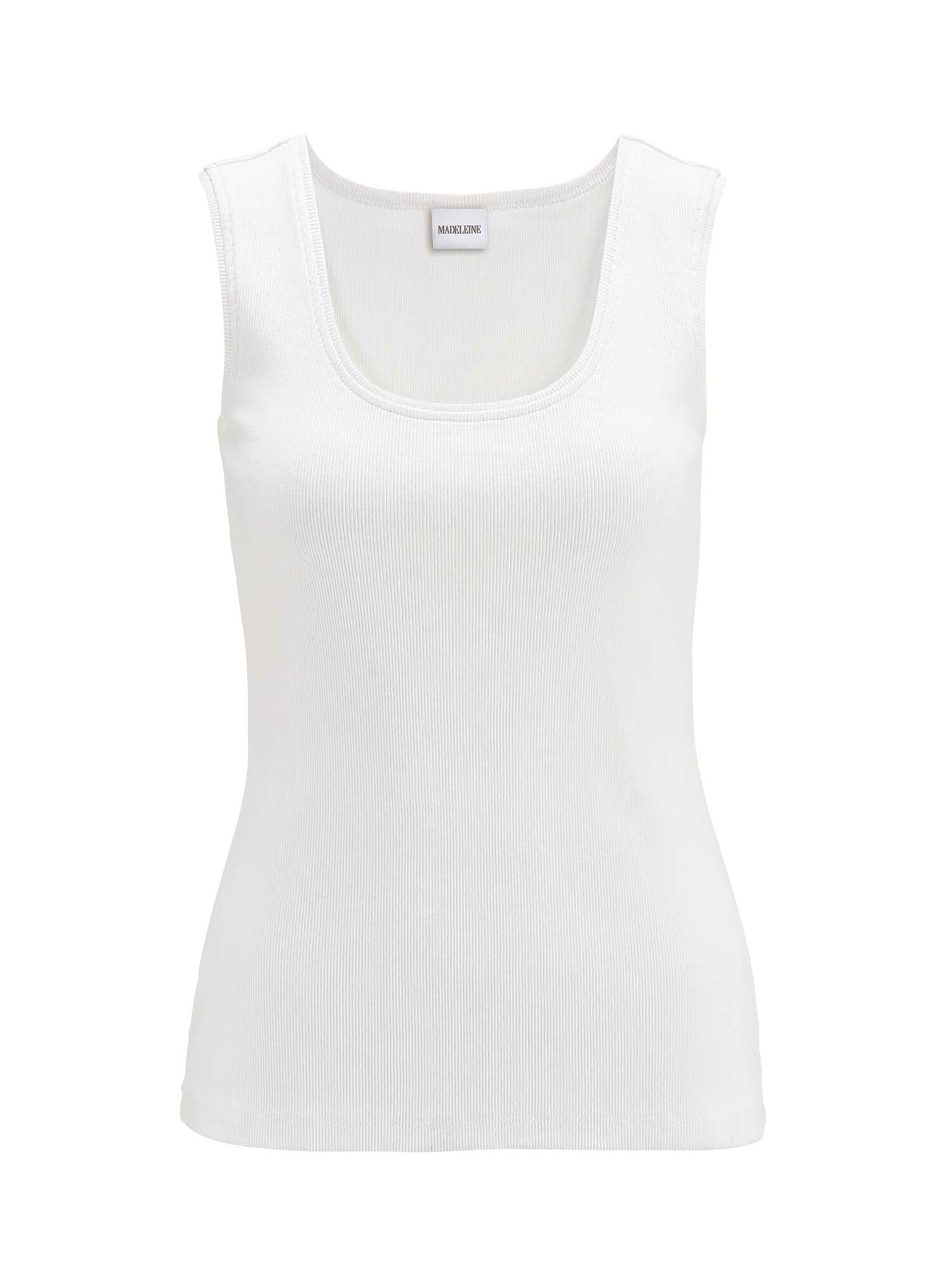 Haut MADELEINE en blanc : devant