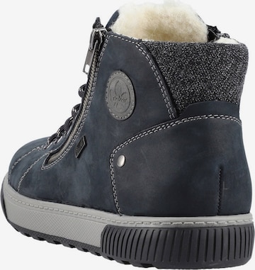 Rieker - Botas com atacadores em azul