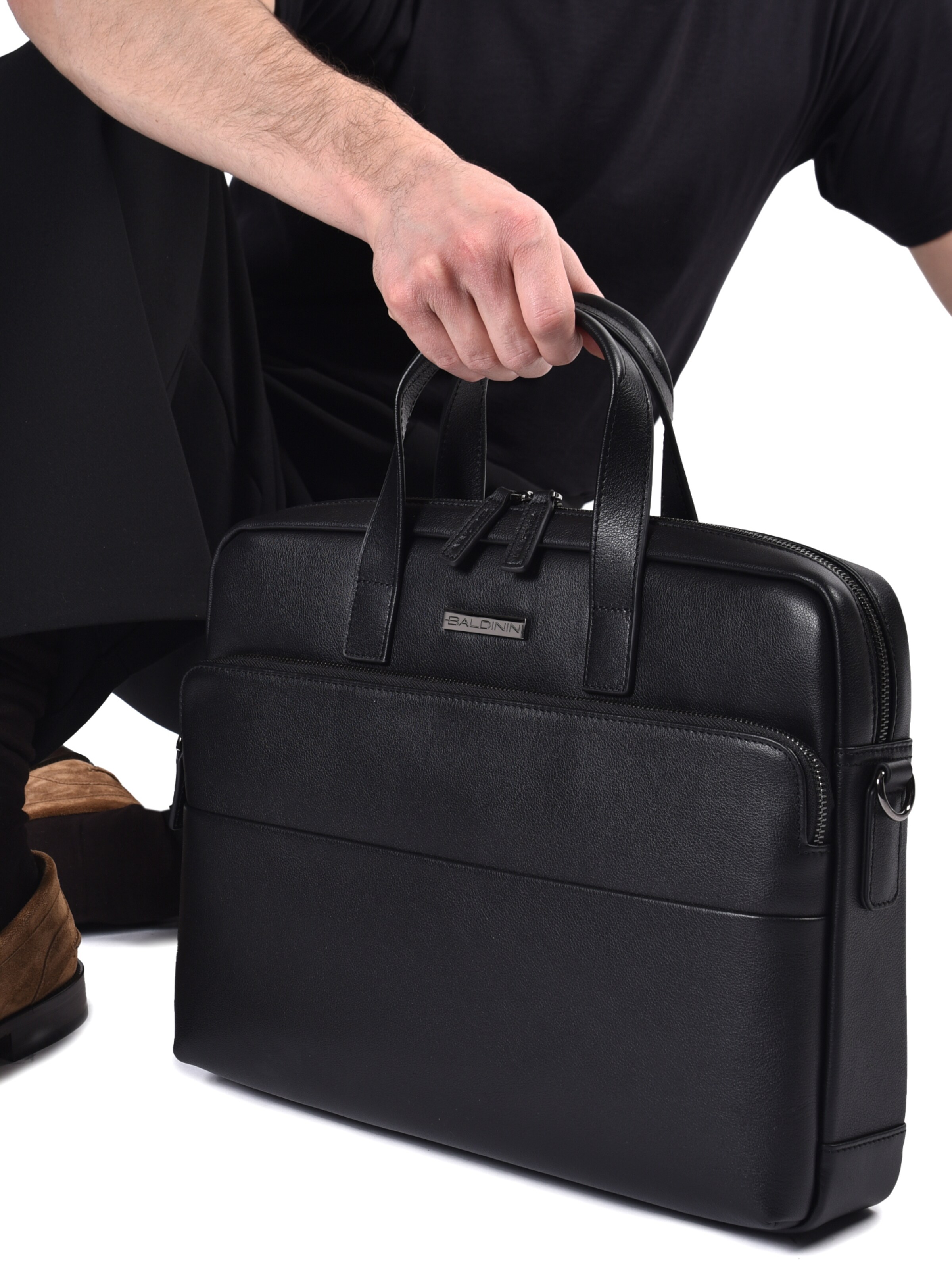 Porte-documents BALDININI en noir