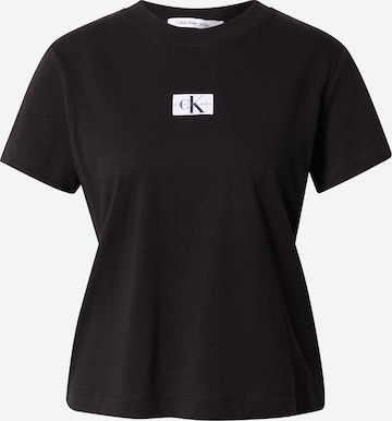 Calvin Klein Jeans T-Shirt in Schwarz: predná strana