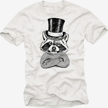 MAKAYA Shirt in White: front