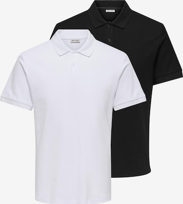 Only & Sons Shirt 'Ben' in Black: front
