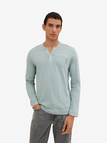 TOM TAILOR Shirt 'Serafino' in Blue