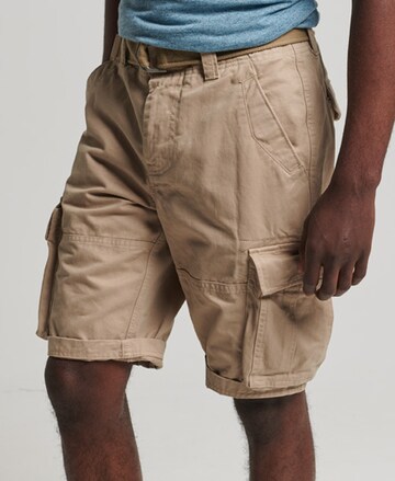 Superdry Regular Cargo Pants in Beige