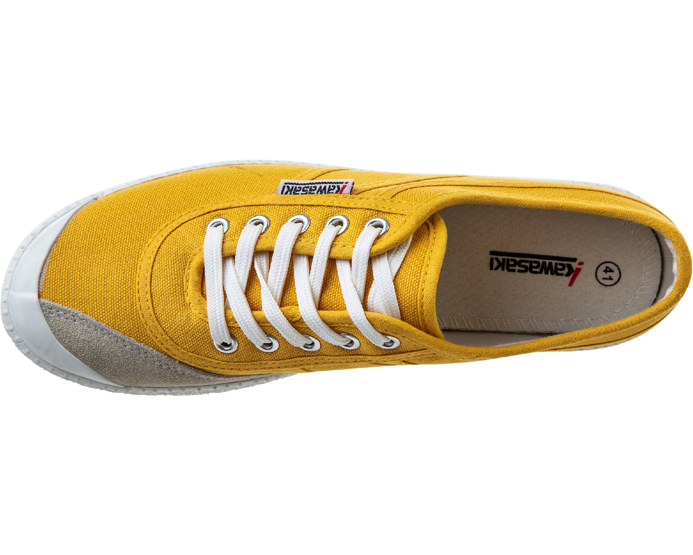 KAWASAKI Klassischer Sneaker im coolen Retrodesign in Gelb