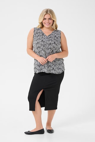 Camicia da donna 'KCAmi' di KAFFE CURVE in nero