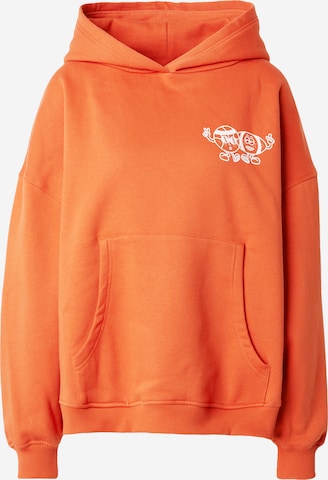 Sweat-shirt OH APRIL en rouge : devant