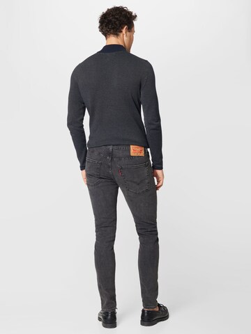 LEVI'S ® Alt kitsenev Teksapüksid '512™ Slim Taper Lo Ball', värv hall