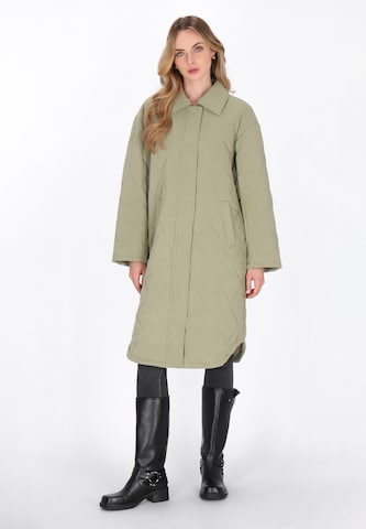 Manteau mi-saison 'Vintage' DreiMaster Vintage en vert : devant