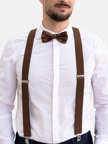 Massi Morino Suspenders in Brown