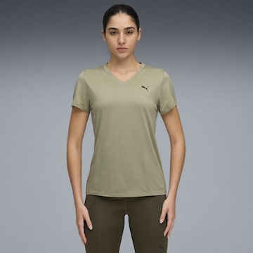 T-shirt fonctionnel 'Tad Essential' PUMA en vert : devant