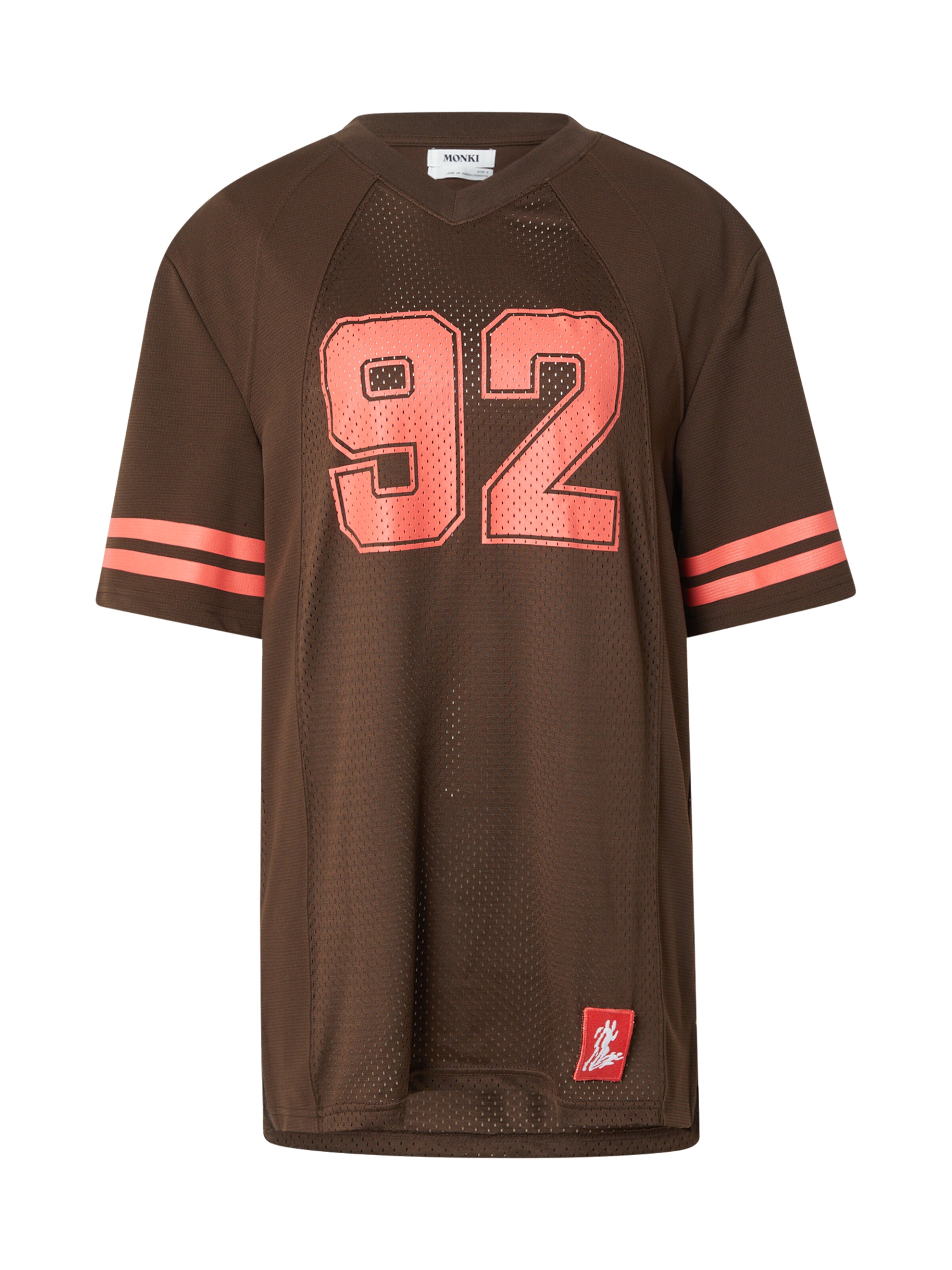 Monki Рокля в кафяво: отпред