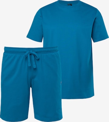 Men Plus Pyjama in Grün: Vorderseite