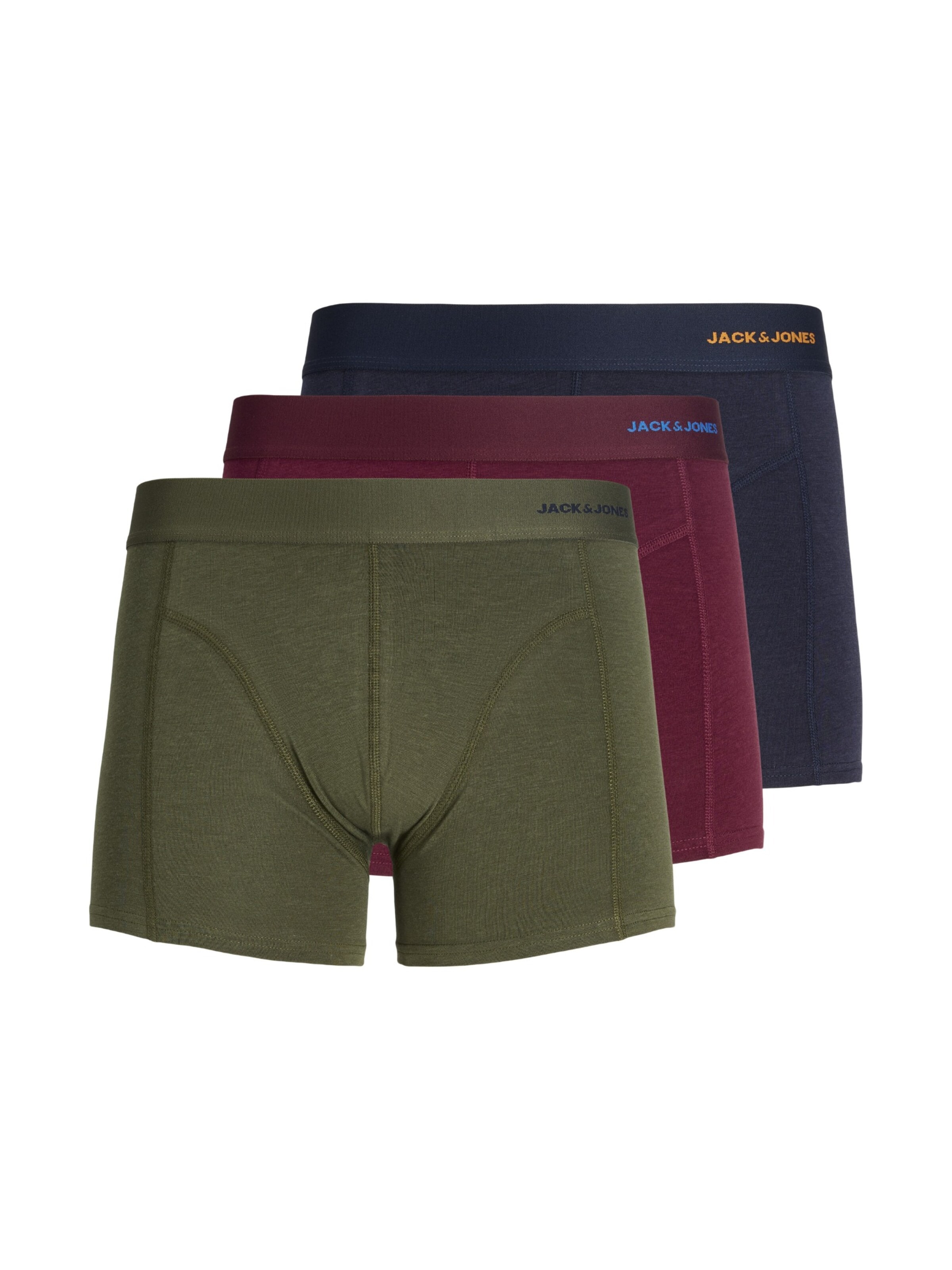 Boxers 'Bamboo JACCOMO' JACK & JONES en rouge : devant