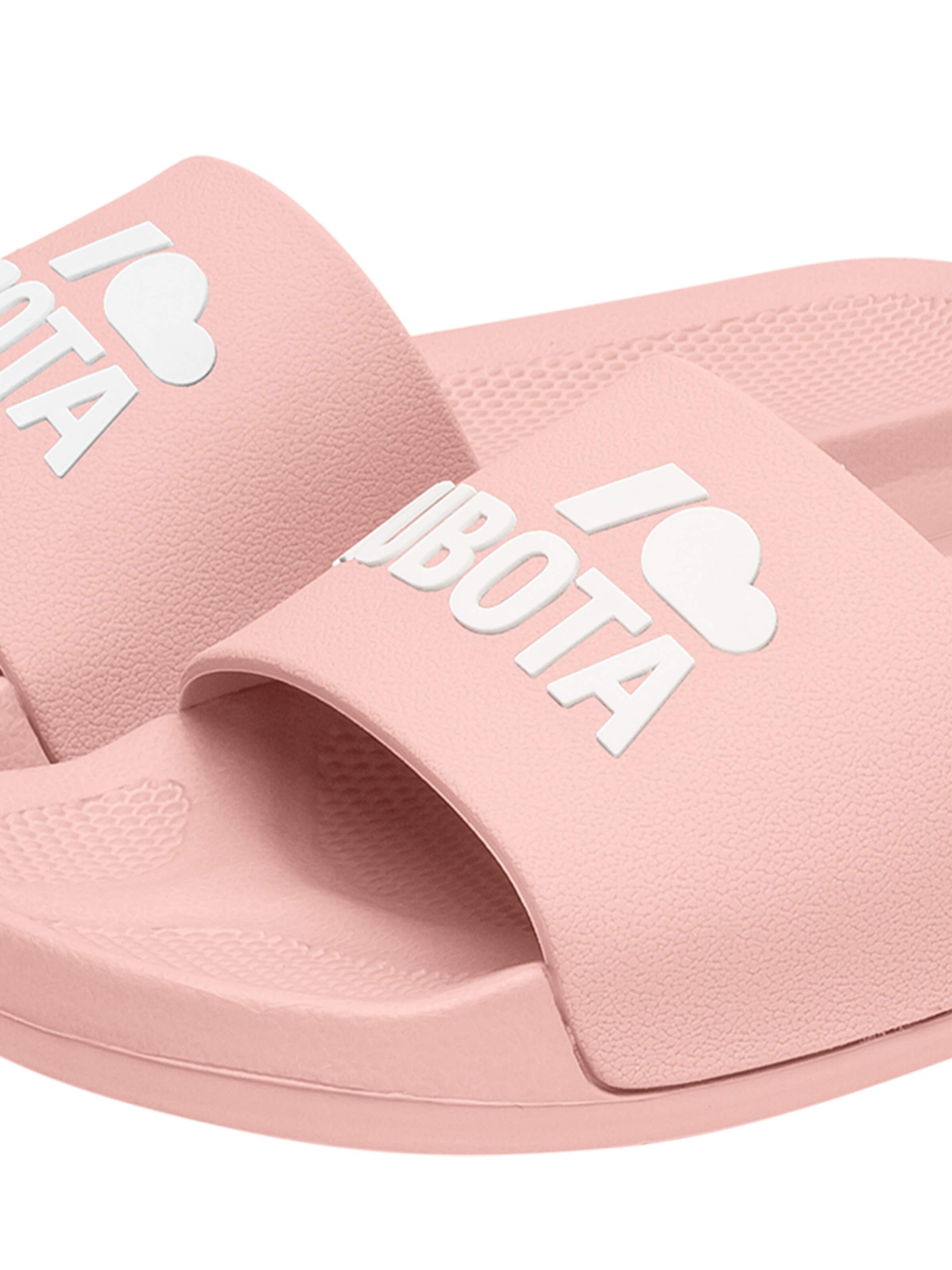 Kubota Strand-/badesko 'Kubota Women's Slip-On Mint Basic Plain Pool Slides' i pink