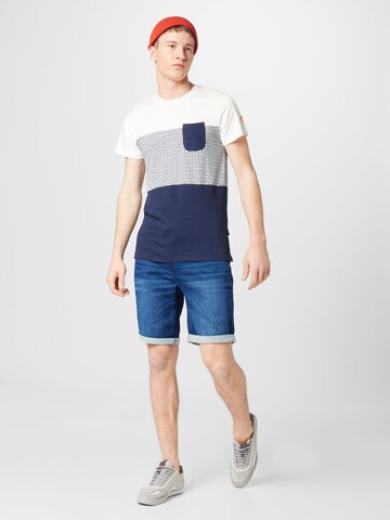 INDICODE JEANS Тениска 'Boerge' в синьо