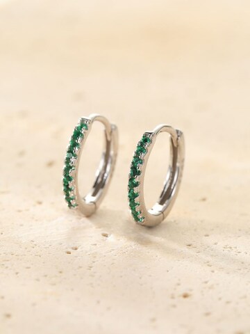 Hey Happiness Schmuckset 'Emerald Glow'‌‌‌‌‌ in Silber