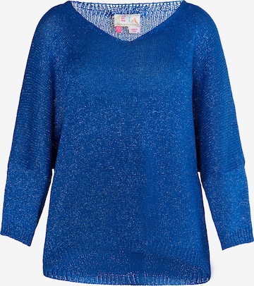 Pull-over IZIA en bleu : devant