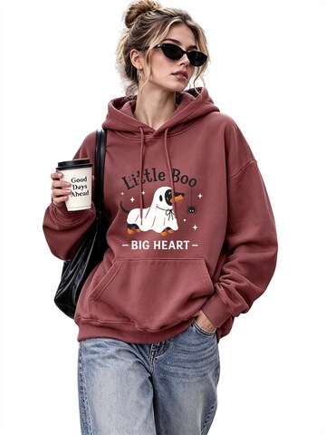 GORHEY Sweatshirt in Rood: voorkant