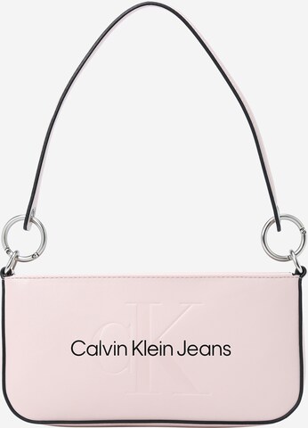 Calvin Klein Jeans Schoudertas in Roze: voorkant