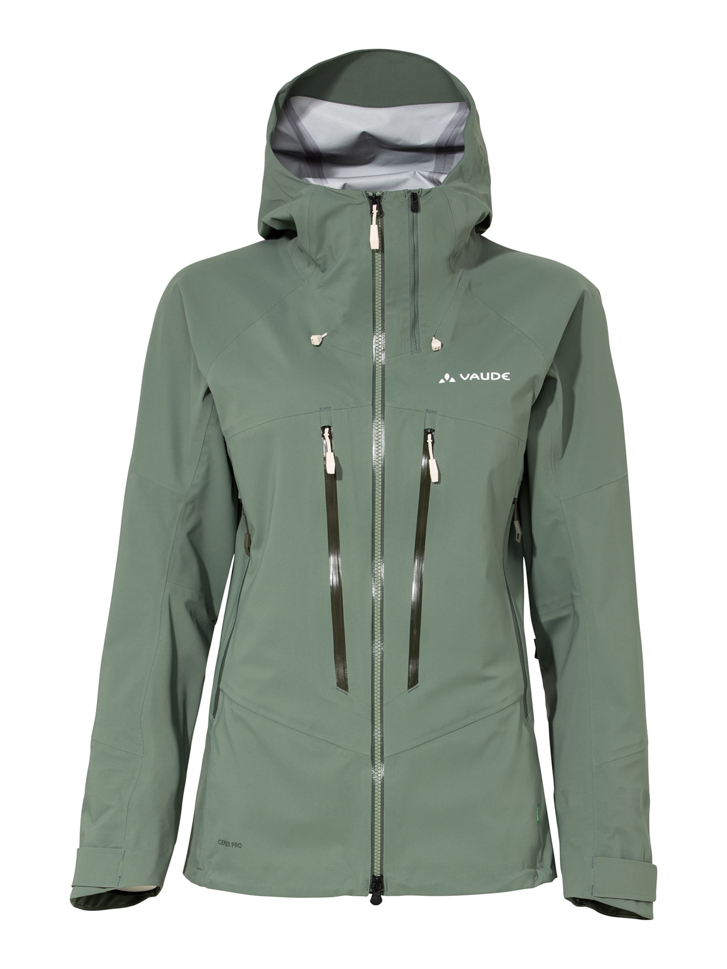 VAUDE Jacke ' Monviso' in Grün: Vorderseite