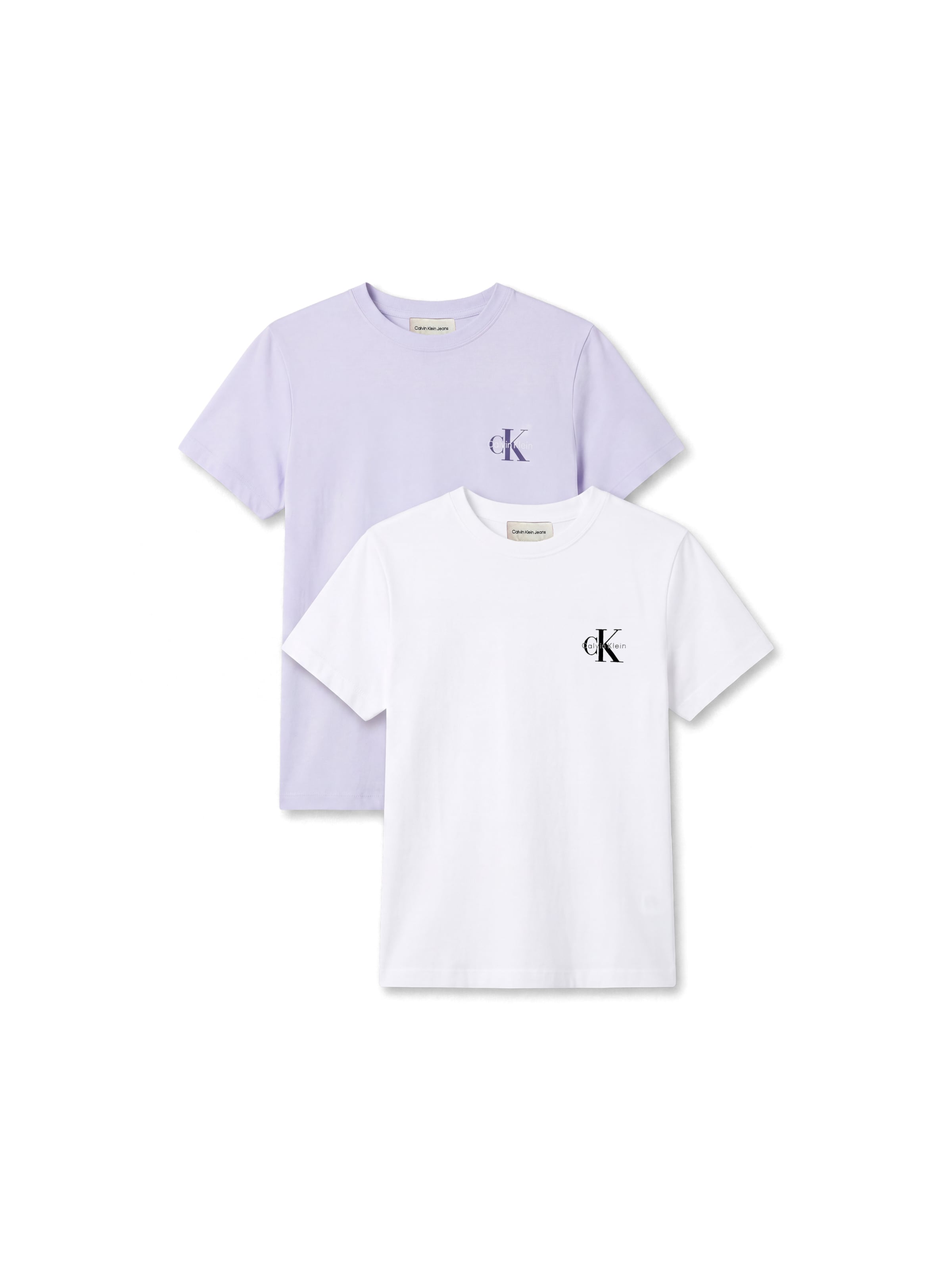 Calvin Klein Jeans T-Shirt in Lila: Vorderseite