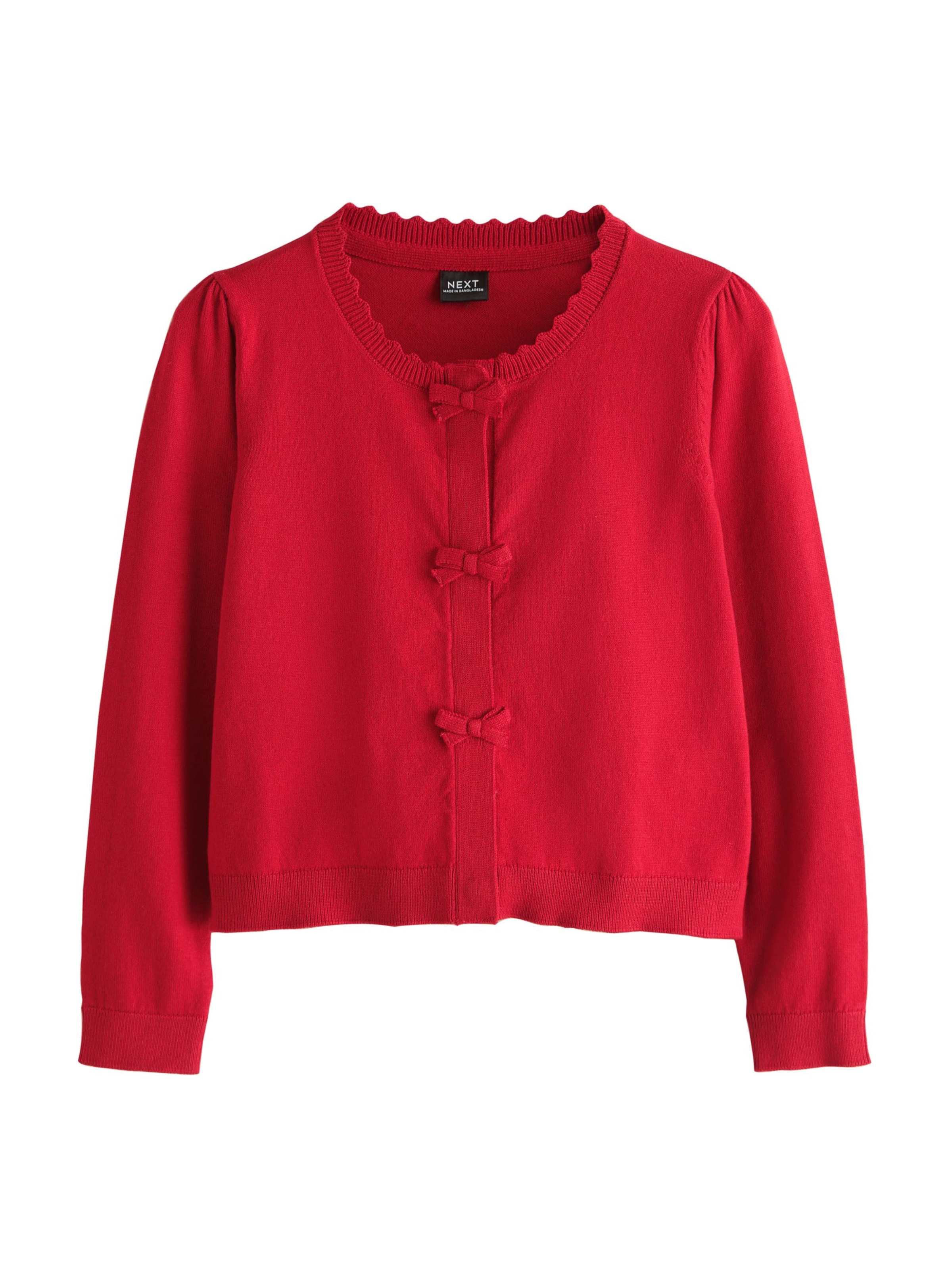 Next Strickjacke in Rot: Vorderseite
