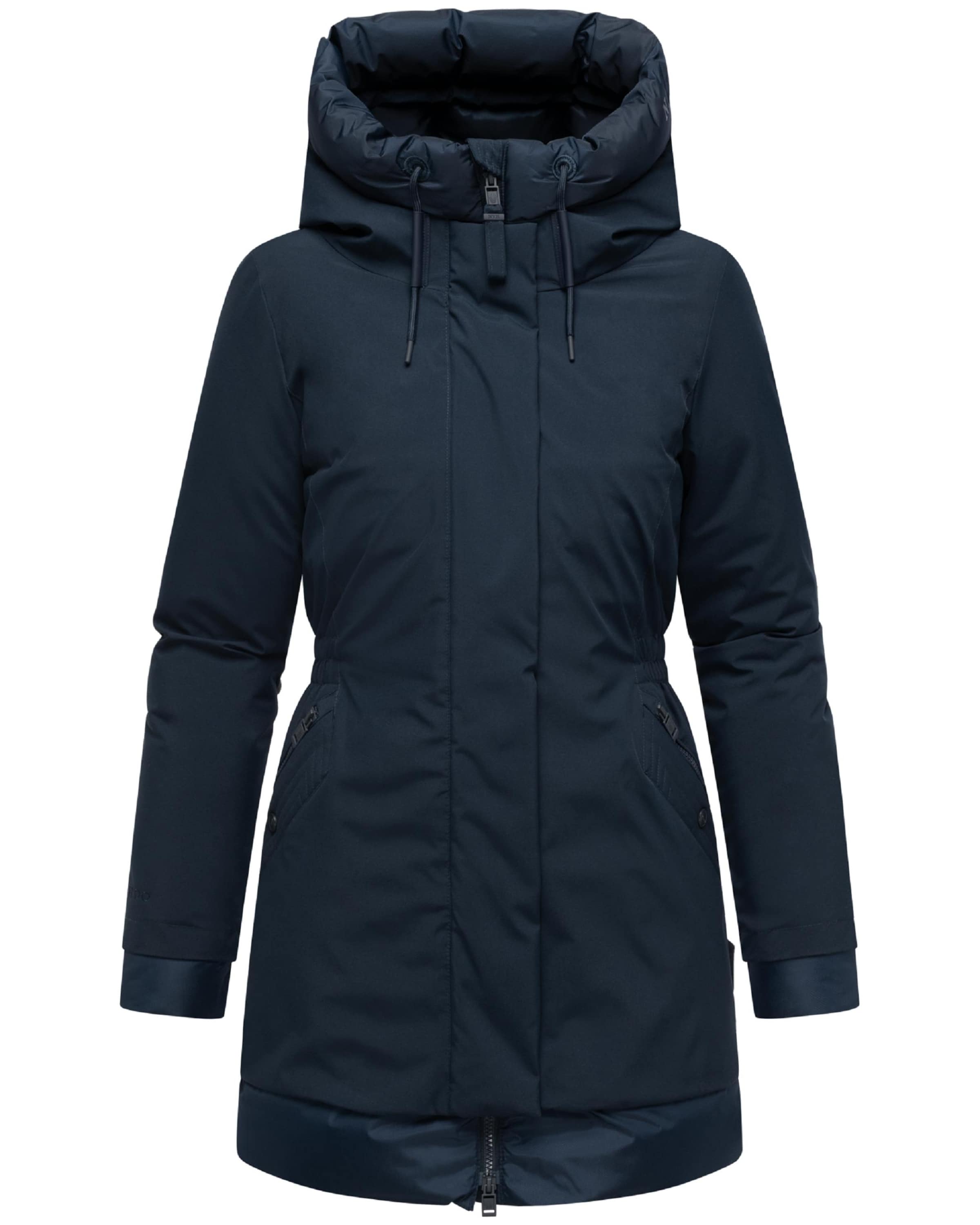 NAVAHOO Зимнее пальто 'Winterprinzessin' в Синий: спереди