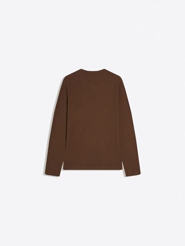 Bershka Shirt in Brown