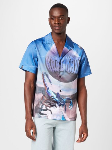 Karl Kani Regular fit Overhemd in Blauw: voorkant