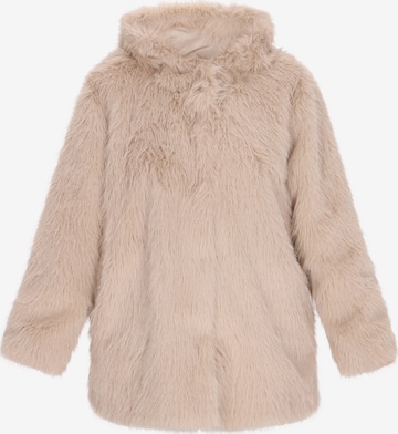 faina Pitkä talvitakki värissä beige: etupuoli
