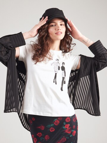 VERO MODA Футболка 'VMDEBRA' в Белый: спереди