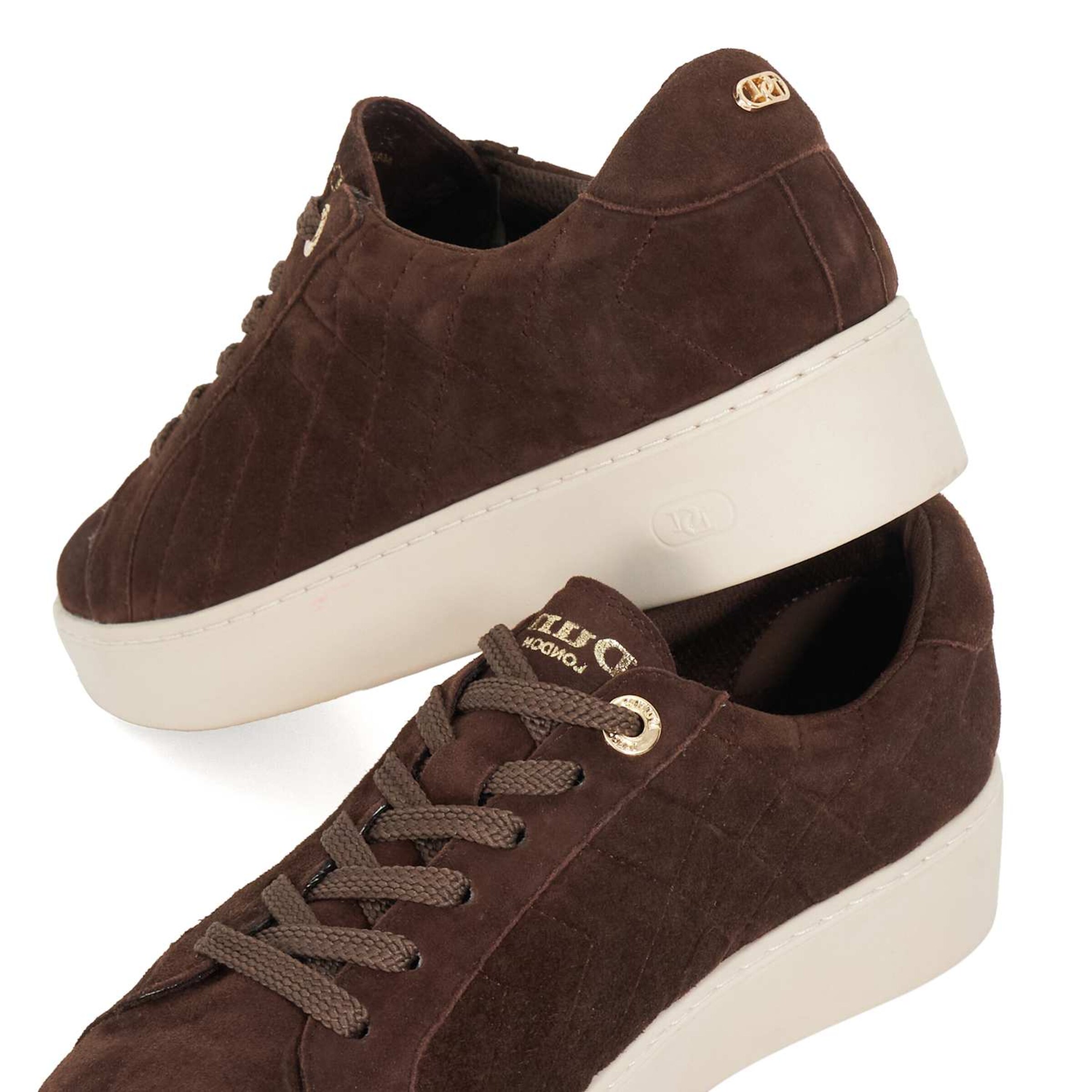 Baskets basses 'Egent' Dune LONDON en marron